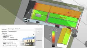 Roof of industrial buildings with photovoltaics
